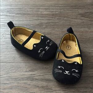 Black Cat Shoes for baby